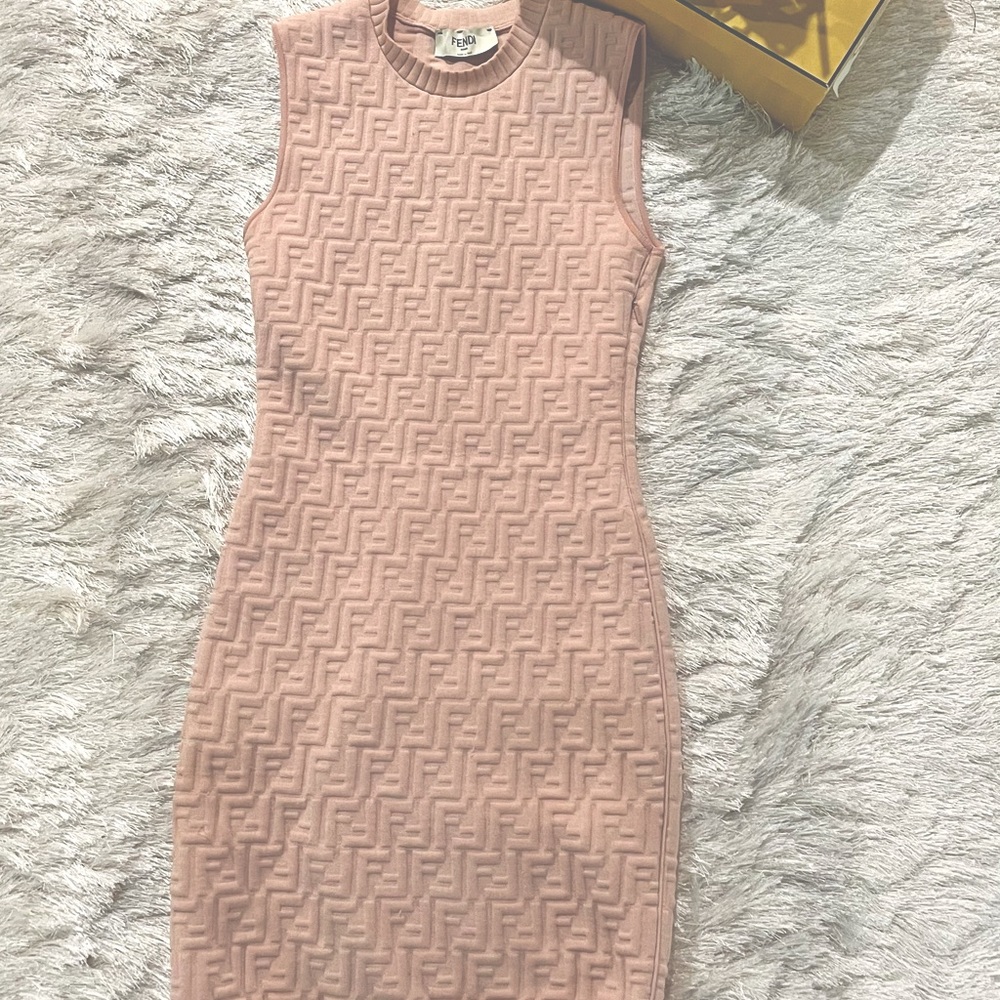 Pink Fendi dress
